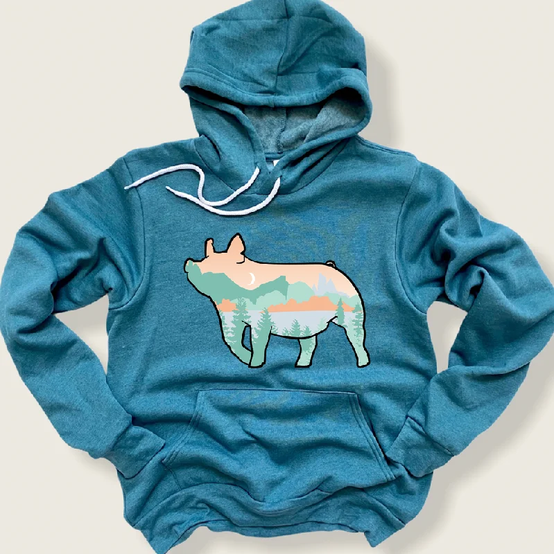 Mountain Pig Hoodie (S-3XL) Unisex - Multiple Colors! Business