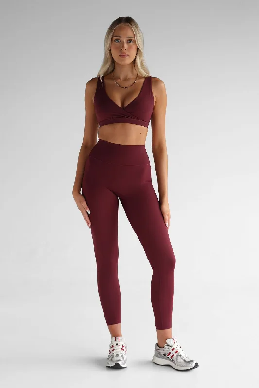 SCULPT 7/8 Leggings - Cherry Cola