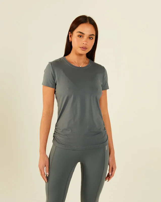 Tala Tee Sage Grey Minimalist Women's Casual