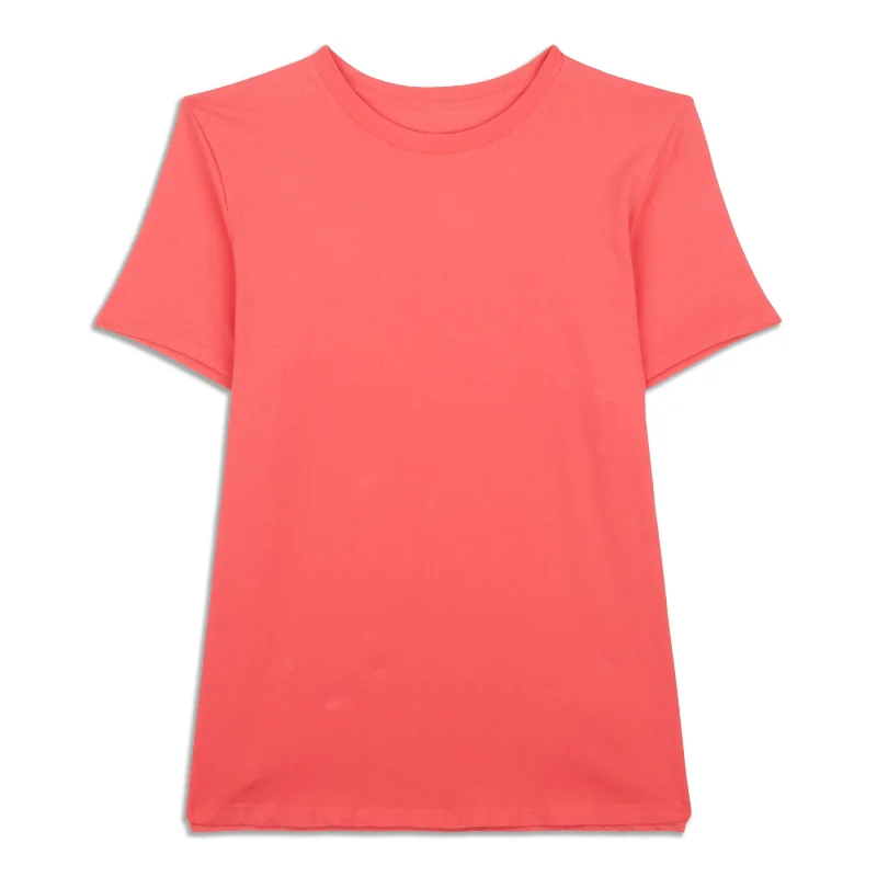 Love Curved-Hem Crewneck T-Shirt - Resale