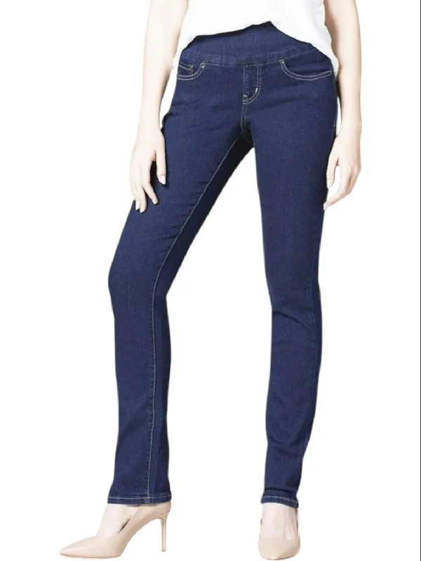 Pull On Jag Jeans In Denim Indigo Casual Women's Loose - fitting