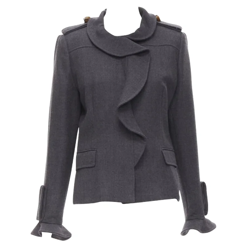 Valentino Garavani wool collar military jacket Adventure