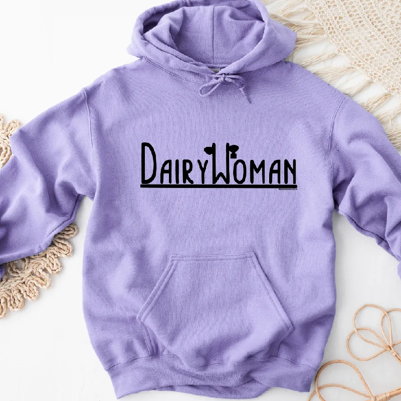 Dairy Woman Eartag Hoodie (S-3XL) Unisex - Multiple Colors! Adventure