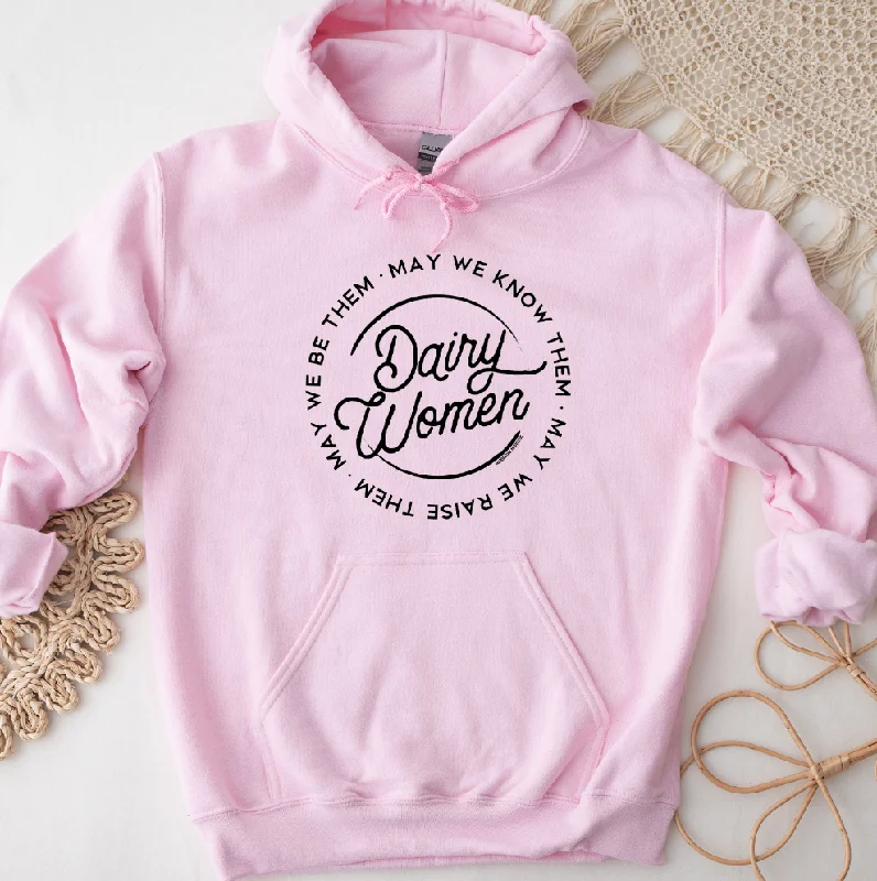 Dairy Women Circle Hoodie (S-3XL) Unisex - Multiple Colors! British Gentlewoman Style