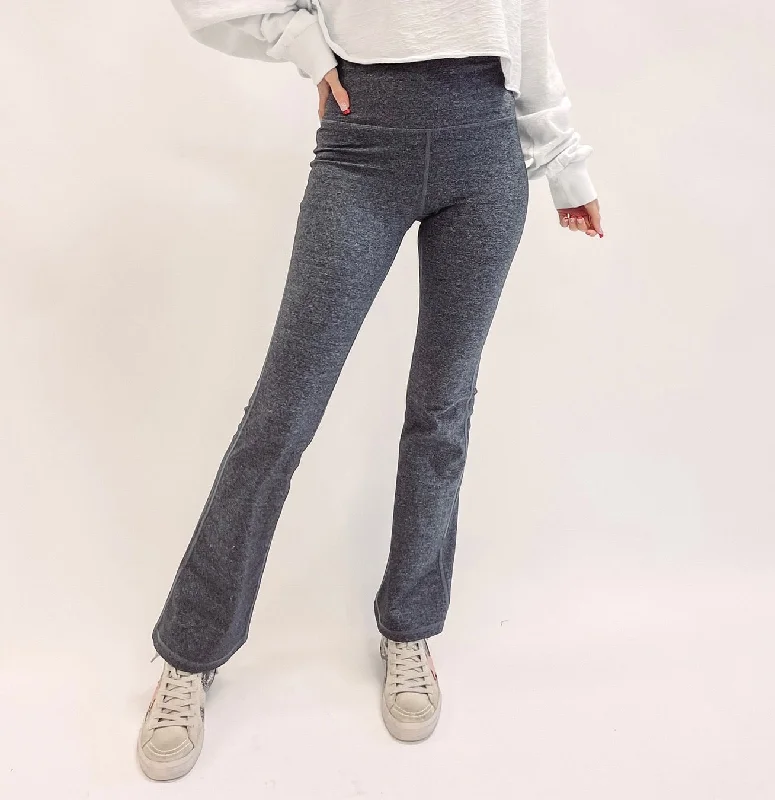 Heather Grey Yoga Pants Tough Women's Military - inspired