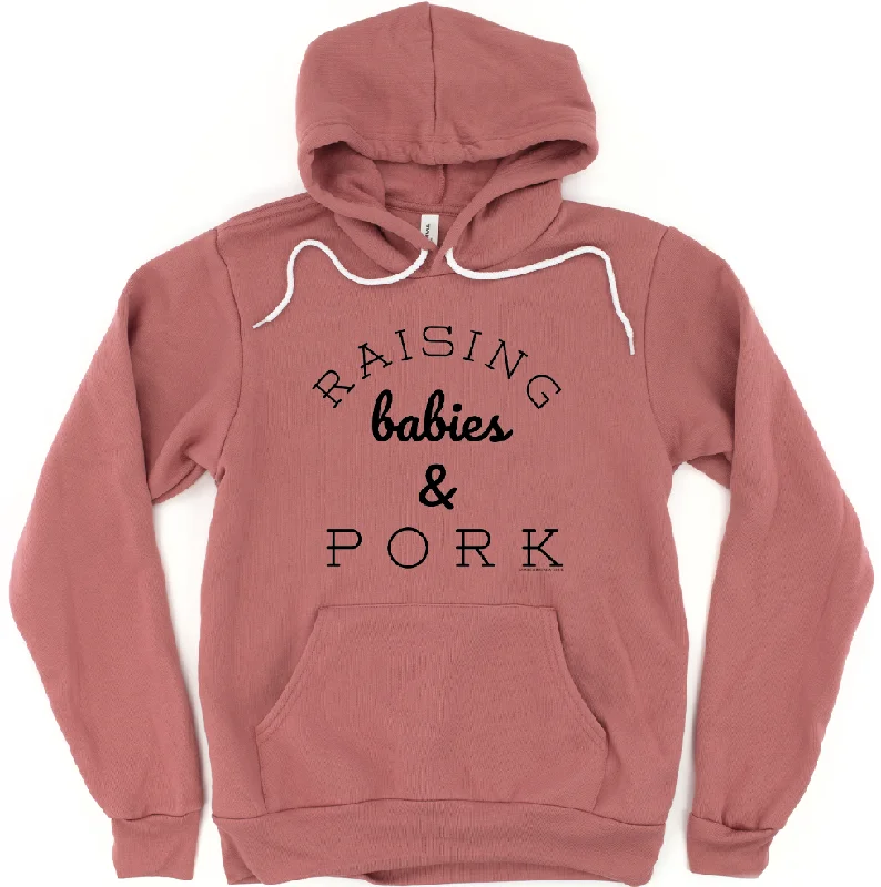 Raising Babies & Pork Hoodie (S-3XL) Unisex - Multiple Colors! Modern Women's 