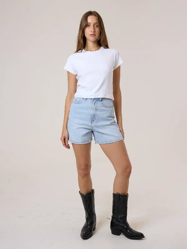 Koko Short - Epoch Blue Cozy Women's Sherpa - lined