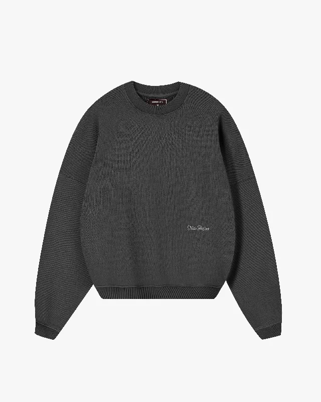 PERFECT BOXY CREWNECK ASH Stylish Women's Neon