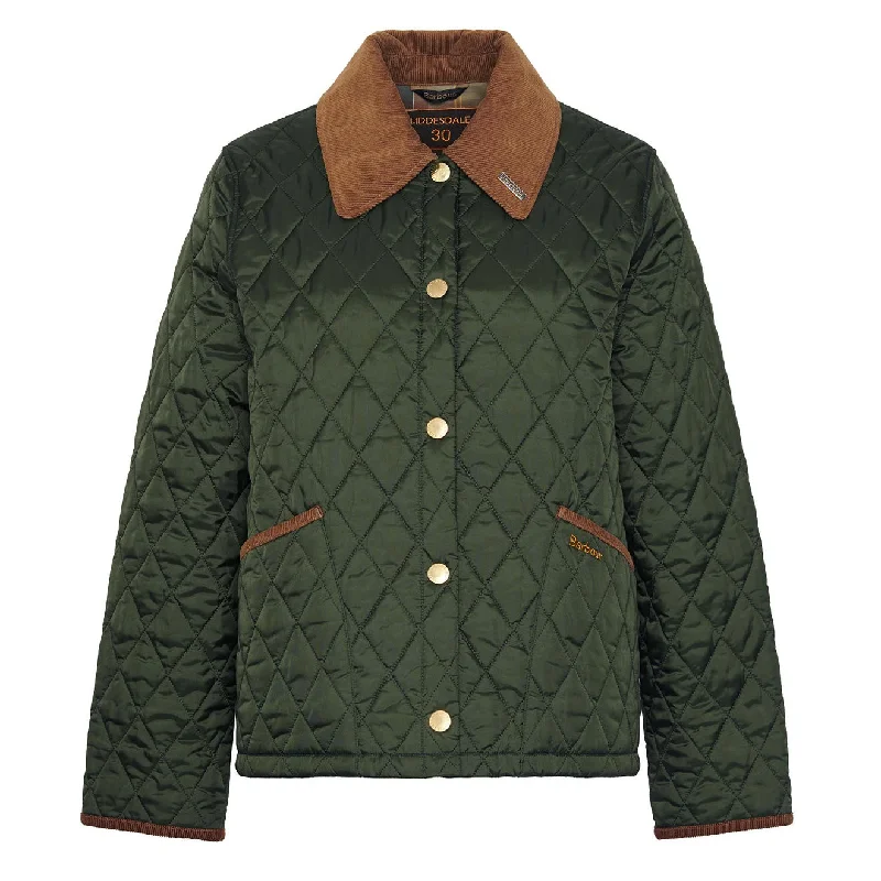 Barbour Womens 30th Anniversary Cropped Liddesdale Olive / Classic garde