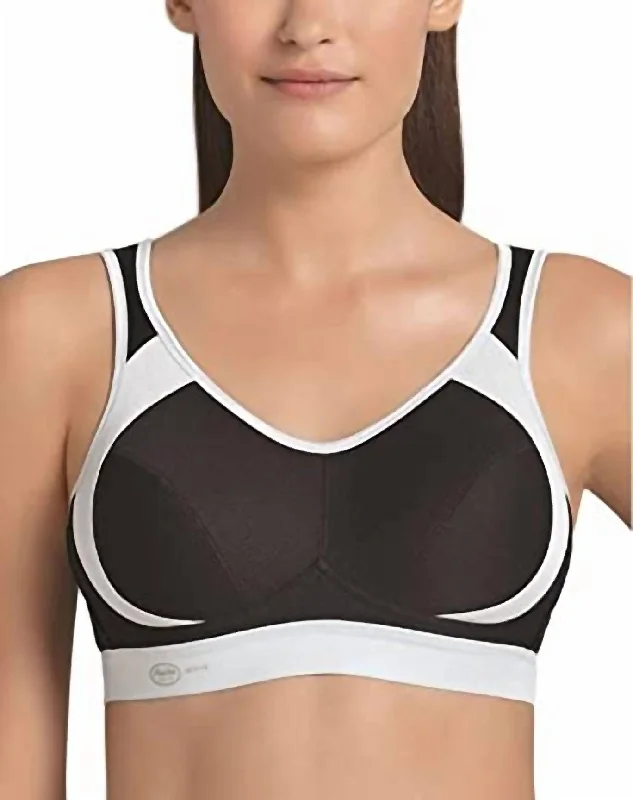 Maximum Control Extreme Control Sports Bra In Black/gray Traditional Women's 