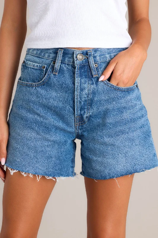 Z-Supply Everyday Hi-Rise Vintage Indigo Denim Shorts (ETA JULY) Sustainable Organic