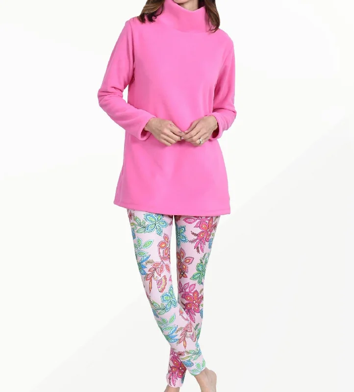 Bayside Tight Leggings In Pink Vinca Scandinavian