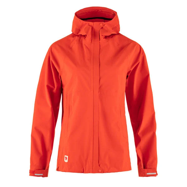 Fjallraven Womens High Coast Hydratic Trail Jacket Flame Orange Sophisticated Women's Tailored