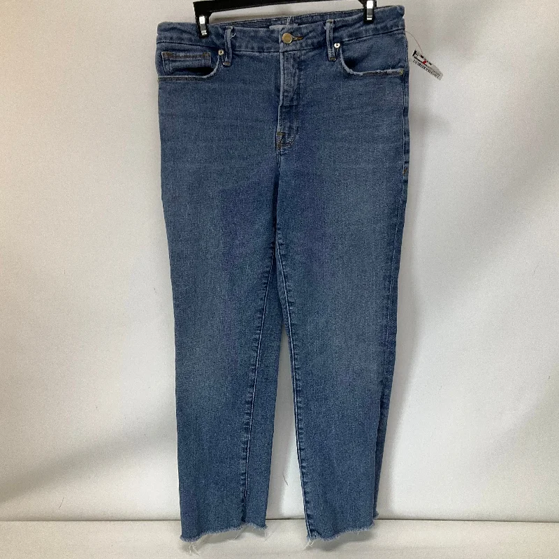 Jeans Skinny By Good American In Blue Denim, Size: 8 Sporty Women's Tennis