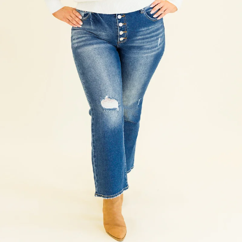 Much To Do Jeans, Dark Wash Cozy Women's Winter