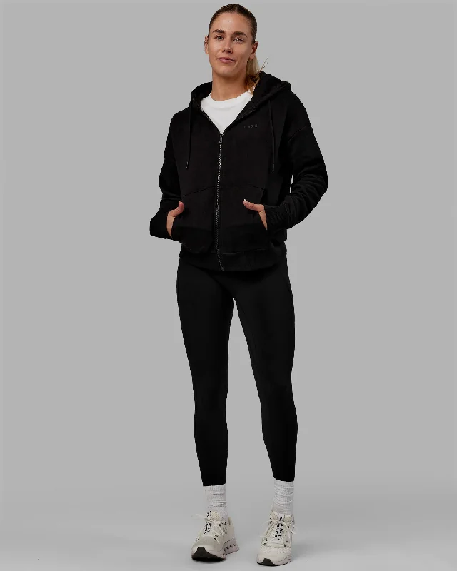 MVP Zip Through Hoodie - Black Women