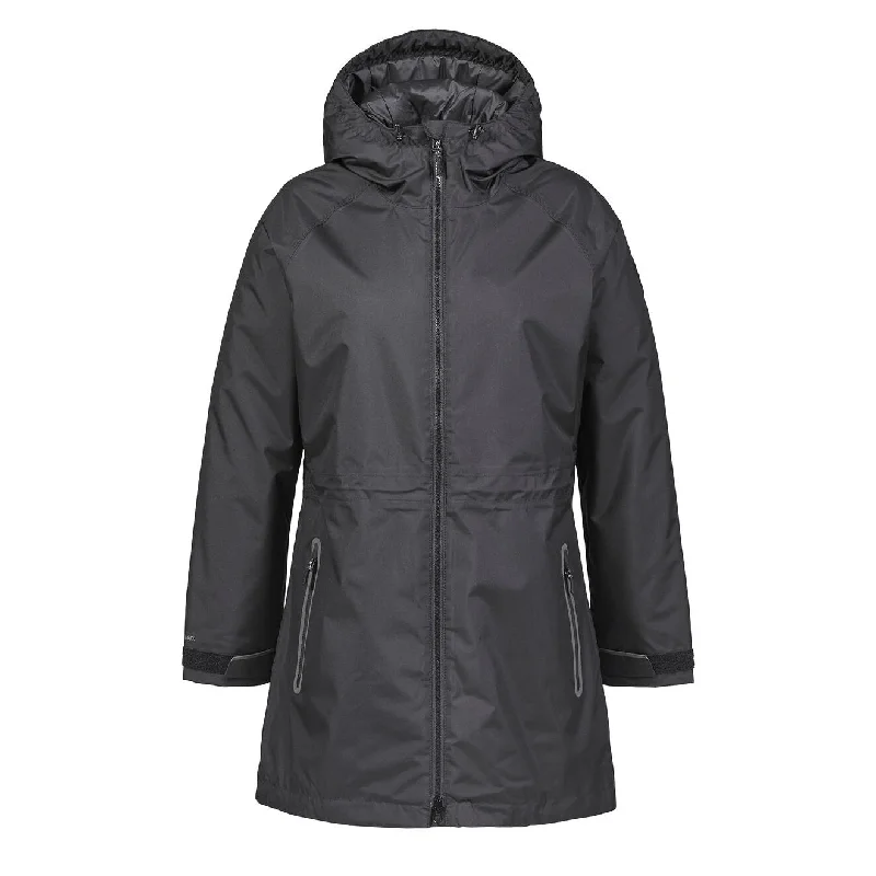 Musto Womens Corsica Long Primaloft Jacket Black Confident Women's Power