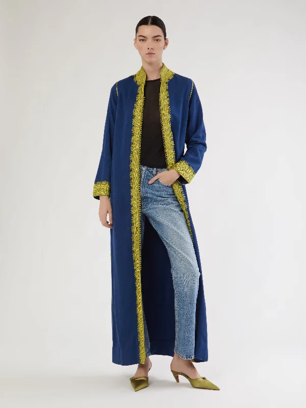 Moroccan long cashmere robe