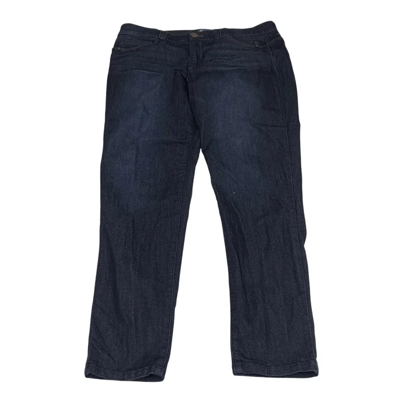 Jeans Skinny By Democracy In Blue Denim, Size: 16 Compression