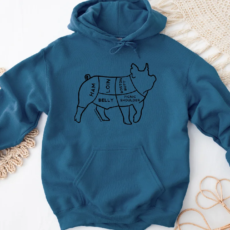 Pork Cuts Hoodie (S-3XL) Unisex - Multiple Colors! Tough Women's Military - inspired