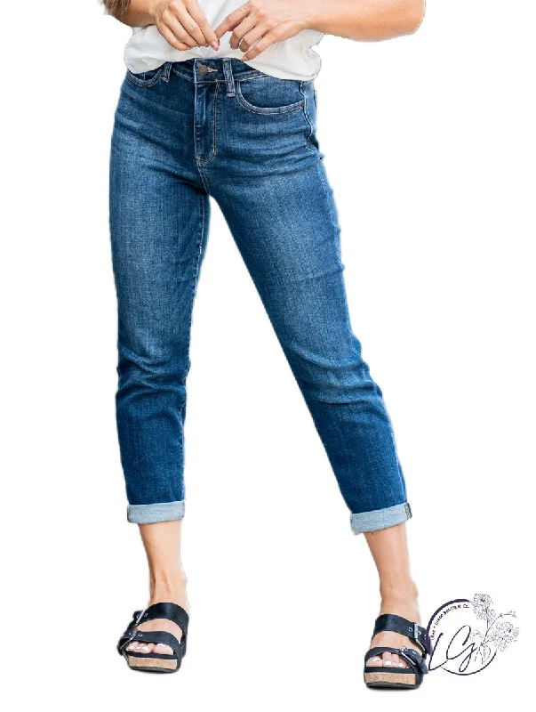 Laurie High-Rise Cropped Slim by Judy Blue Sophisticated Women's 
