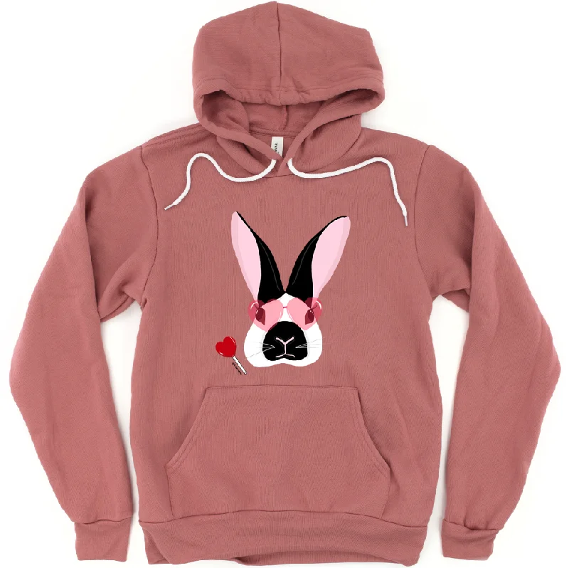Love Struck Rabbit Hoodie (S-3XL) Unisex - Multiple Colors! Casual Women's Japanese 