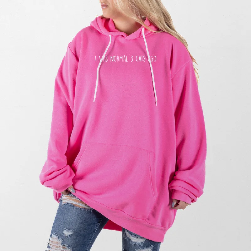 3 Cats Ago Giant Hoodie Earthy Women's Hemp - based