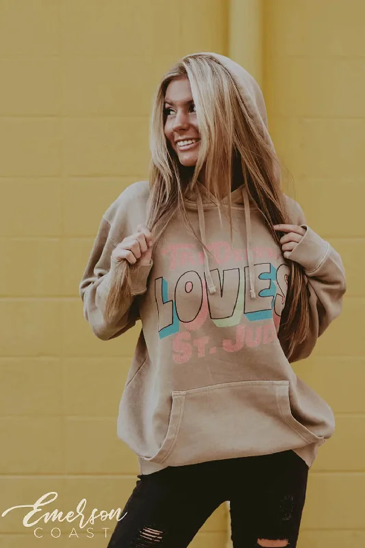 Tri Delt Loves St Jude Hoodie Elegant Women's Formal 