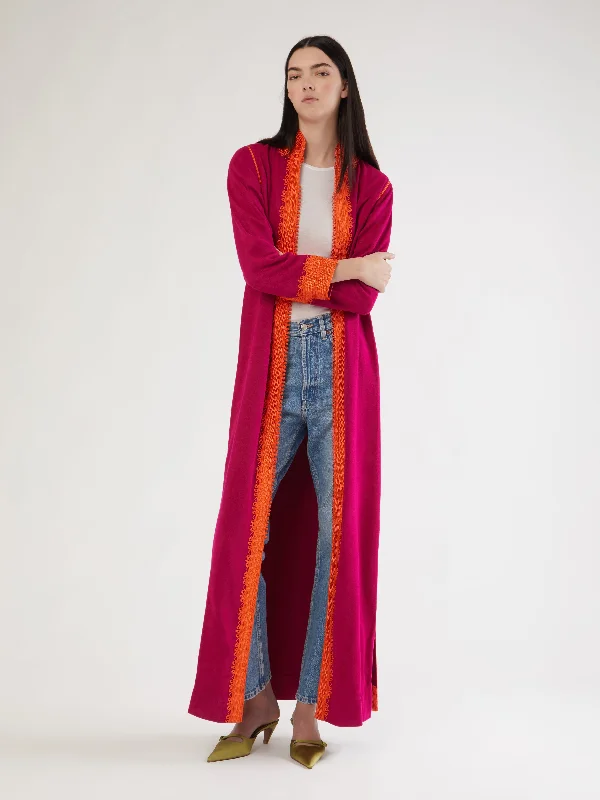 Moroccan long cashmere robe