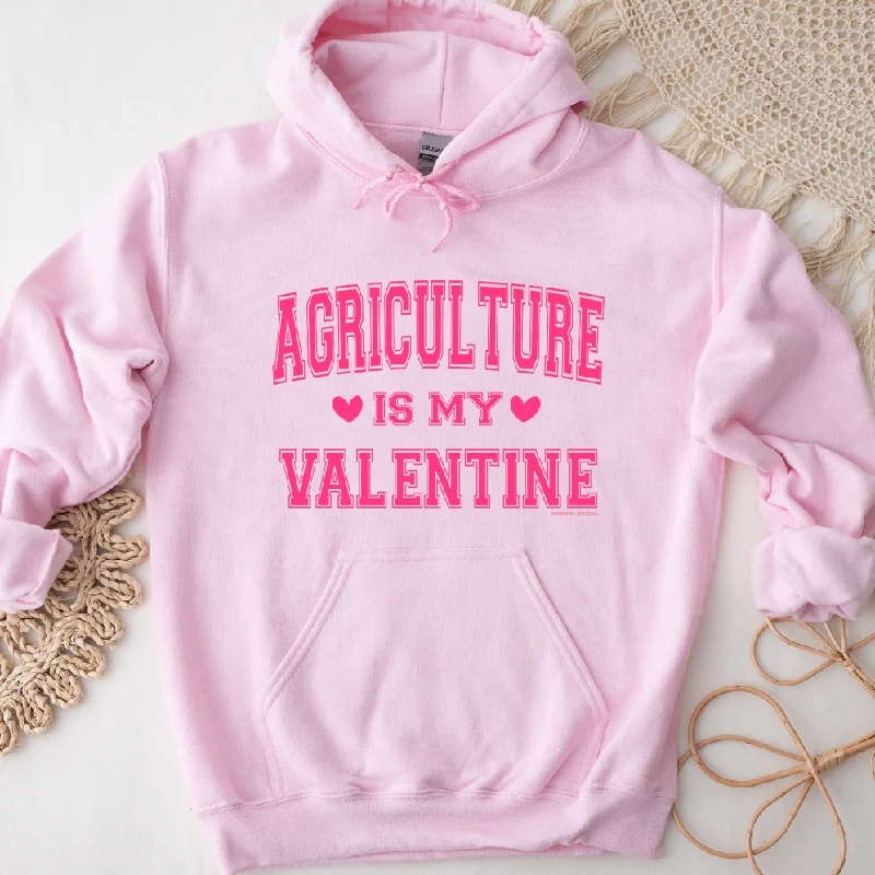 Agriculture is My Valentine PINK Hoodie (S-3XL) Unisex - Multiple Colors! Contemporary 