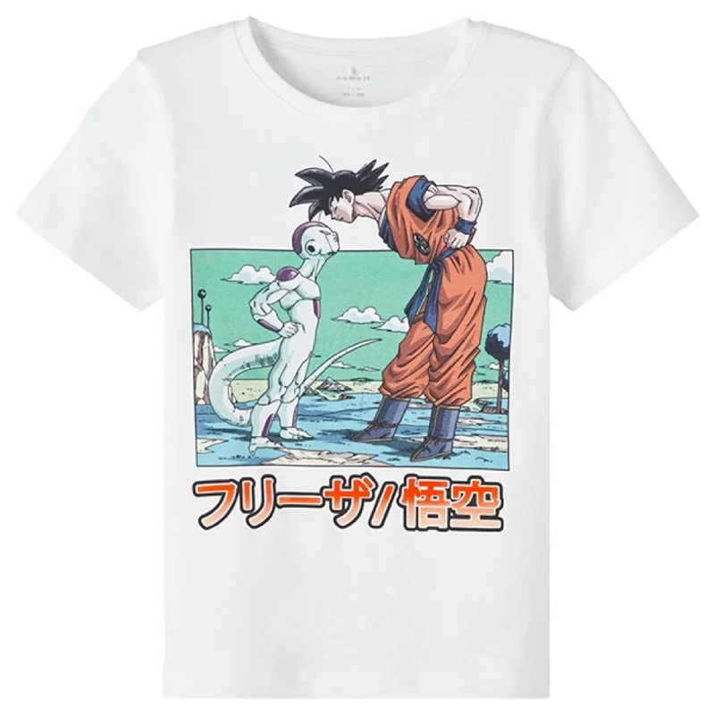 Name it Bright White Masa Dragonball T-Shirt