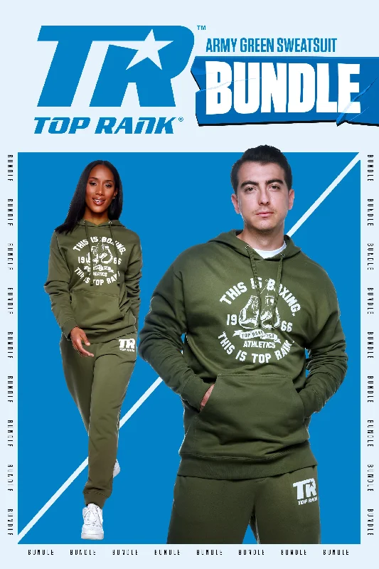 Army Green Sweatsuit Bundle Dynamic Women's Moto