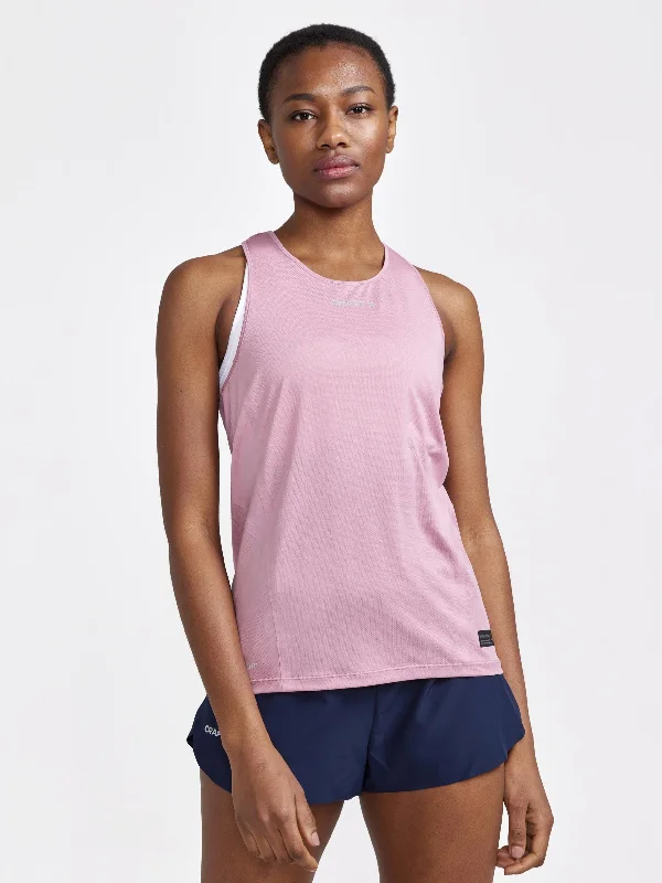 WOMEN'S PRO HYPERVENT RUNNING SINGLET Streetwear Style for 