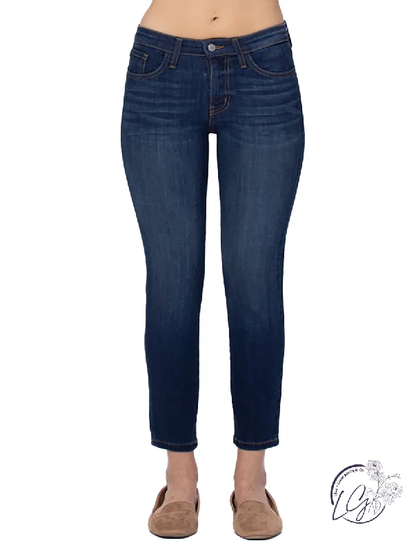 Tiffany Mid-Rise Relaxed Skinny by Judy Blue Feminine Women's Style 