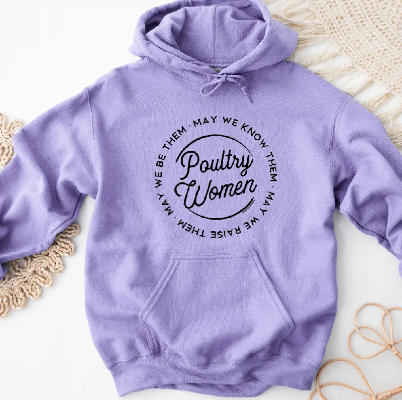 Poultry Women Circle Hoodie (S-3XL) Unisex - Multiple Colors! Athletic Women's High - 