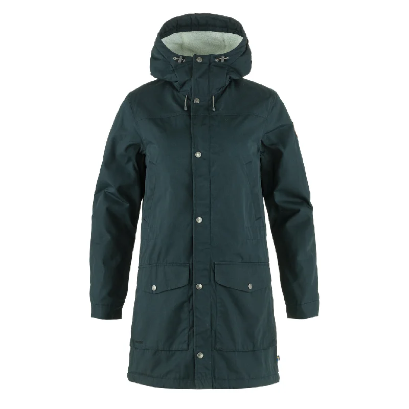 Fjallraven Womens Greenland Winter Parka Dark Navy Athletic Women's 
