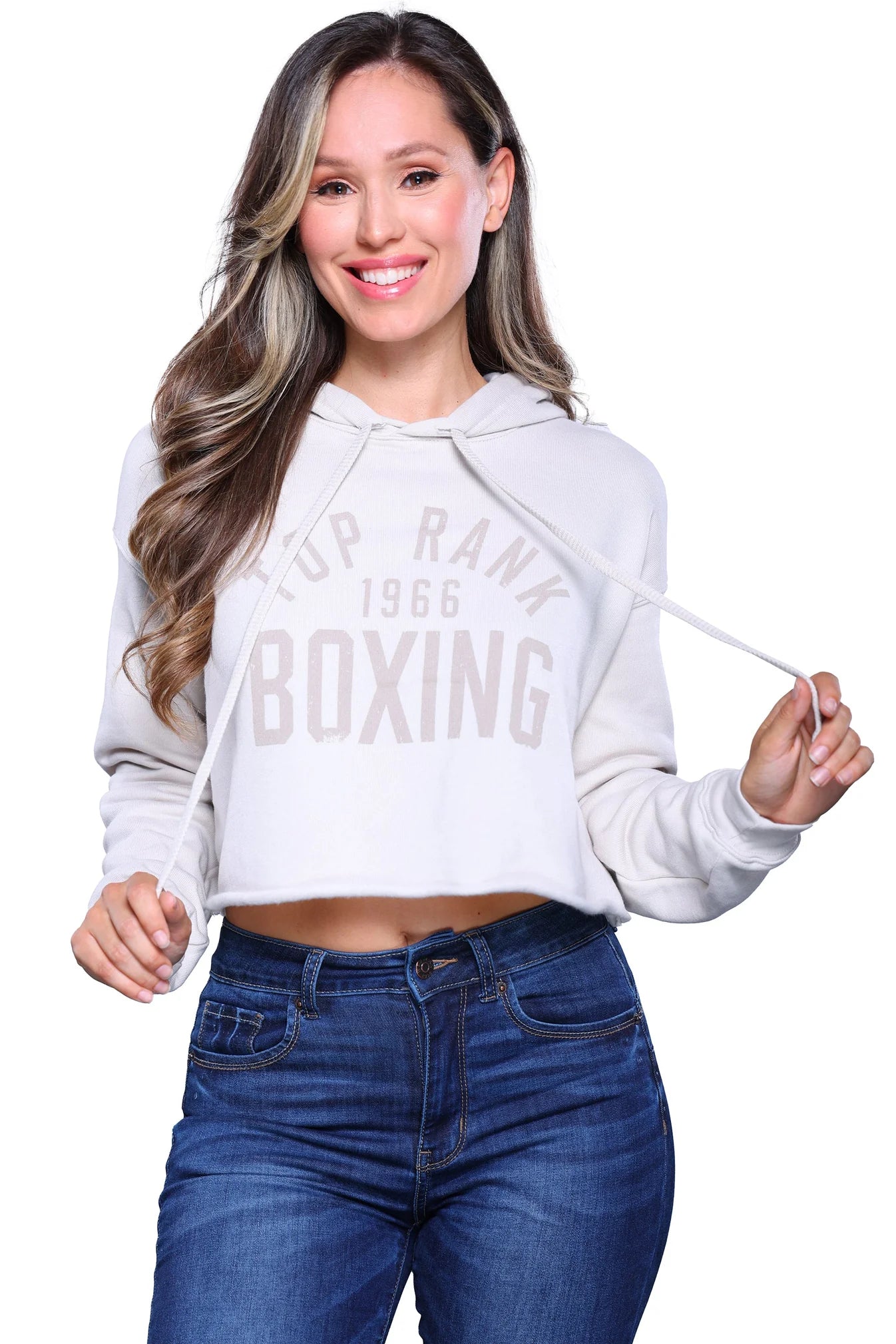 Dust Top Rank Women's Crop Top Hoodie Stylish Women's Tropical 