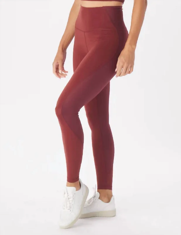 Tone Up Leggings In Cabernet