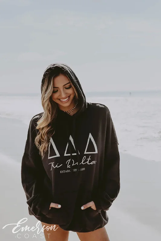 Delta Delta Delta PR Hoodie Luxurious Women's High -  end