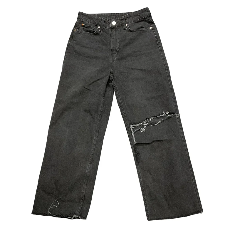 Jeans Boyfriend By Clothes Mentor In Black Denim, Size: 4 Bold Women's Statement