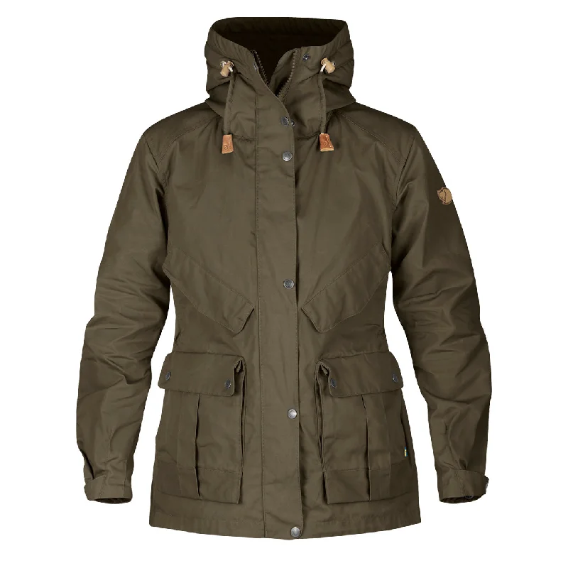 Fjallraven Womens Jacket No. 68 Dark Olive Youthful Women's Pop