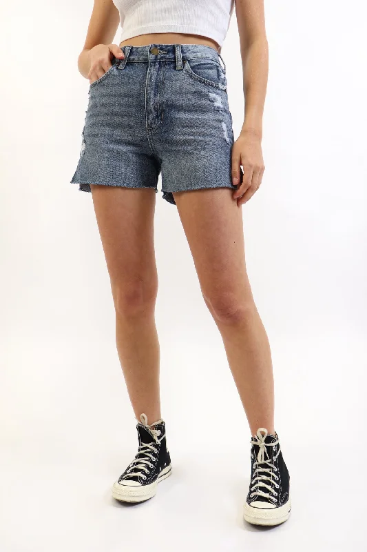 Super High Rise Denim Shorts Modern Women's Tech