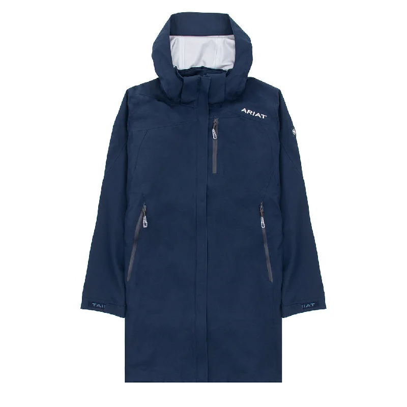 Ariat Womens Coastal Coastal Long Waterproof Parka Navy Eclipse Refined Women's Hand - crafted Ariat Womens Coastal Coastal Long Waterproof Parka Navy Eclipse Refined Women's Hand - crafted