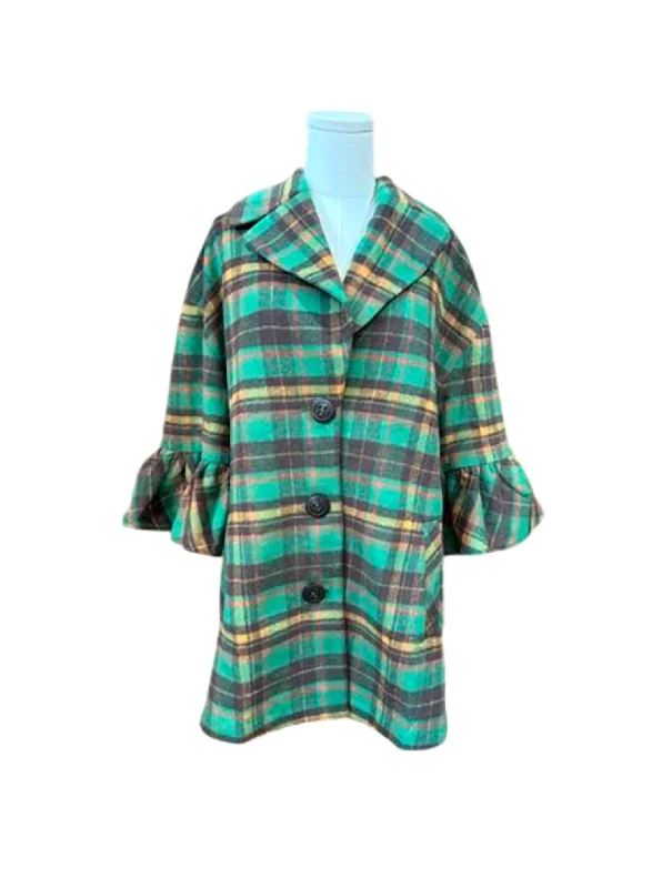 Lady Like Coat In Green Gym