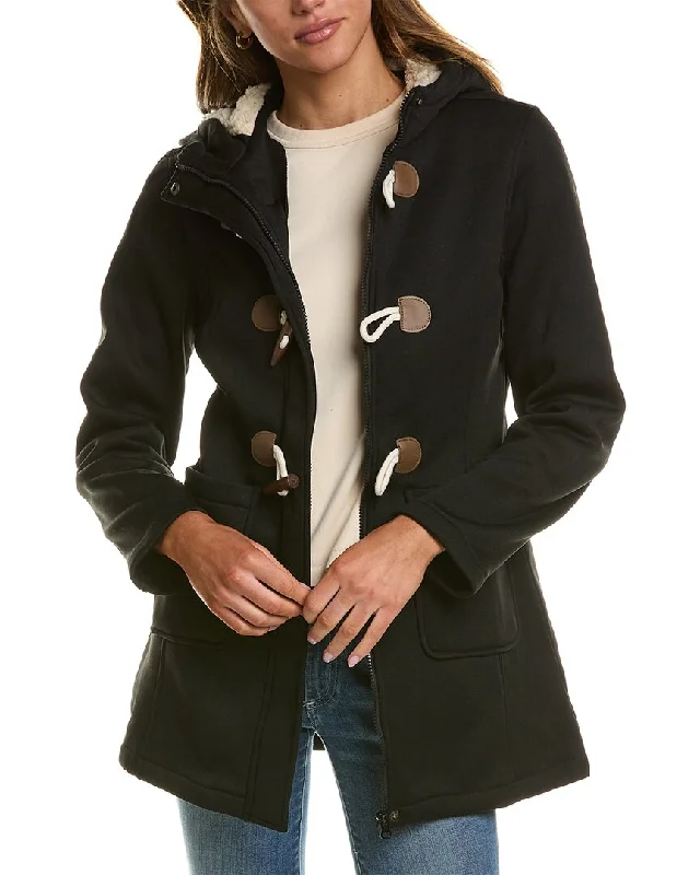 Big Chill Fleece Toggle Jacket Sleek Women's Metallic