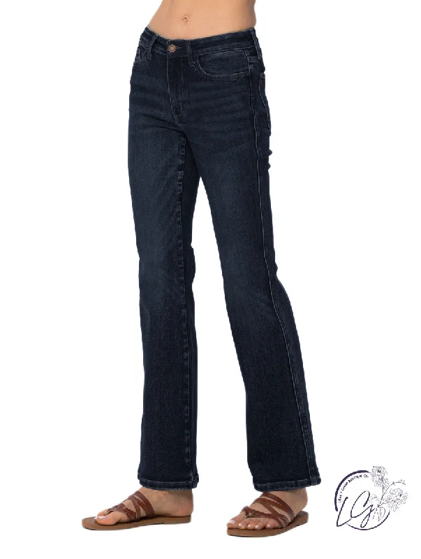Virginia Vintage Wash Rugged Bootcut By Judy Blue Sophisticated Women's Tailored