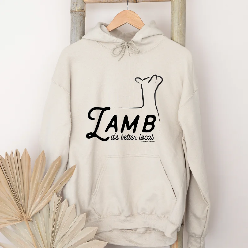 Lamb It's Better Local Hoodie (S-3XL) Unisex - Multiple Colors! Earthy Women's 