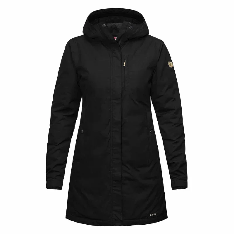Fjallraven Womens Kiruna Padded Parka Black European