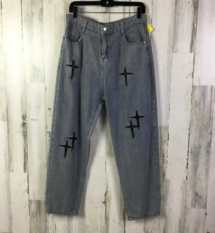 Jeans Cropped By Clothes Mentor In Blue Denim, Size: 12 Cool Women's Skate