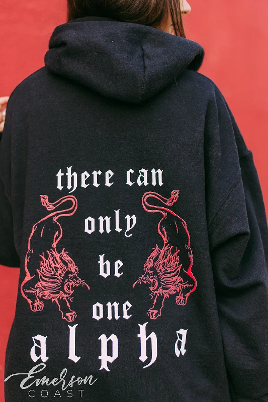 AXO There Can Only Be One Alpha Bid Day Hoodie Disco